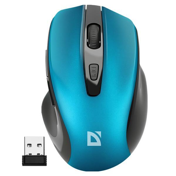 Myš bezdrátová Defender PRIME MB-053 optická tyrkysová