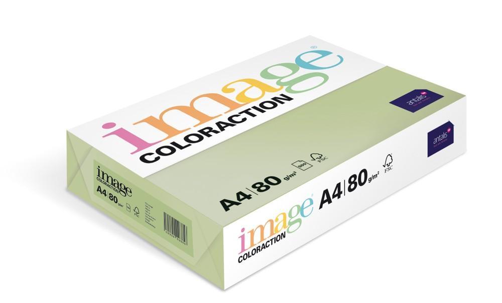 Coloraction papír kopírovací A4 80 g zelená pastelová 500 listů