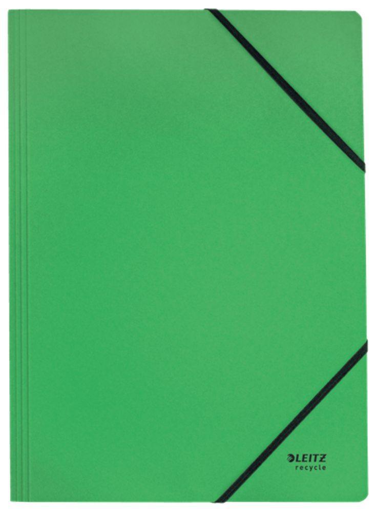 Leitz desky RECYCLE ekologické s gumičkami A4 zelené
