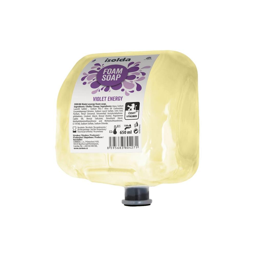 Isolda mýdlo tekuté 650 ml energy zpěňovací