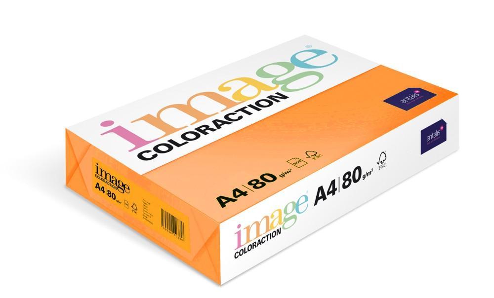 Coloraction papír kopírovací A4 80 g oranžová reflexní 500 listů