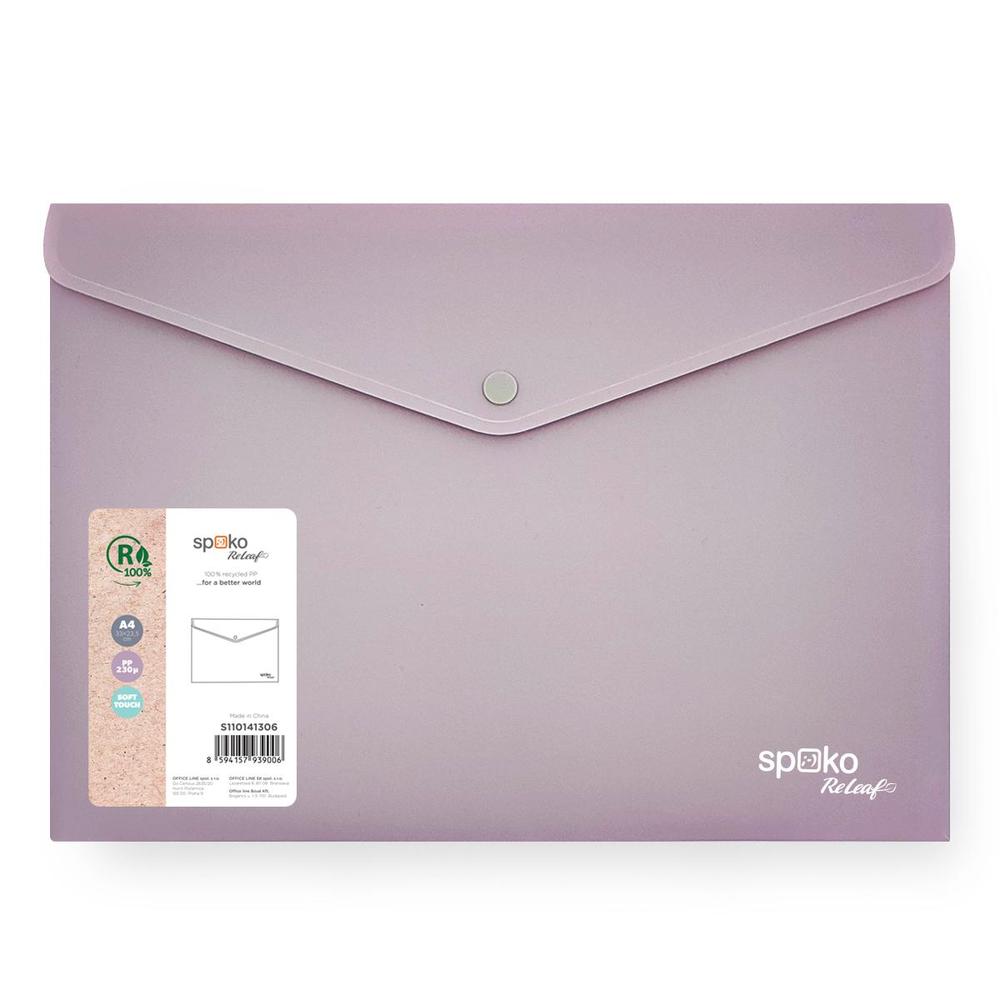 Spisovka s drukem A4 PP fialová