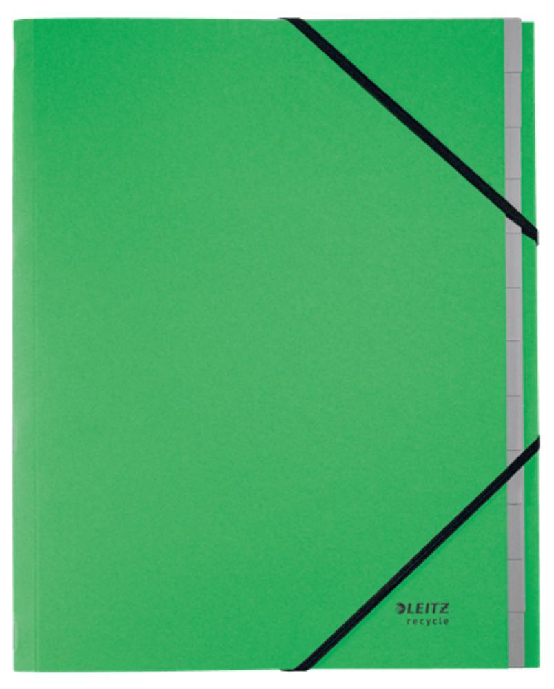 Třídicí kniha Leitz RECYCLE ekologické 12 záložek A4 zelená