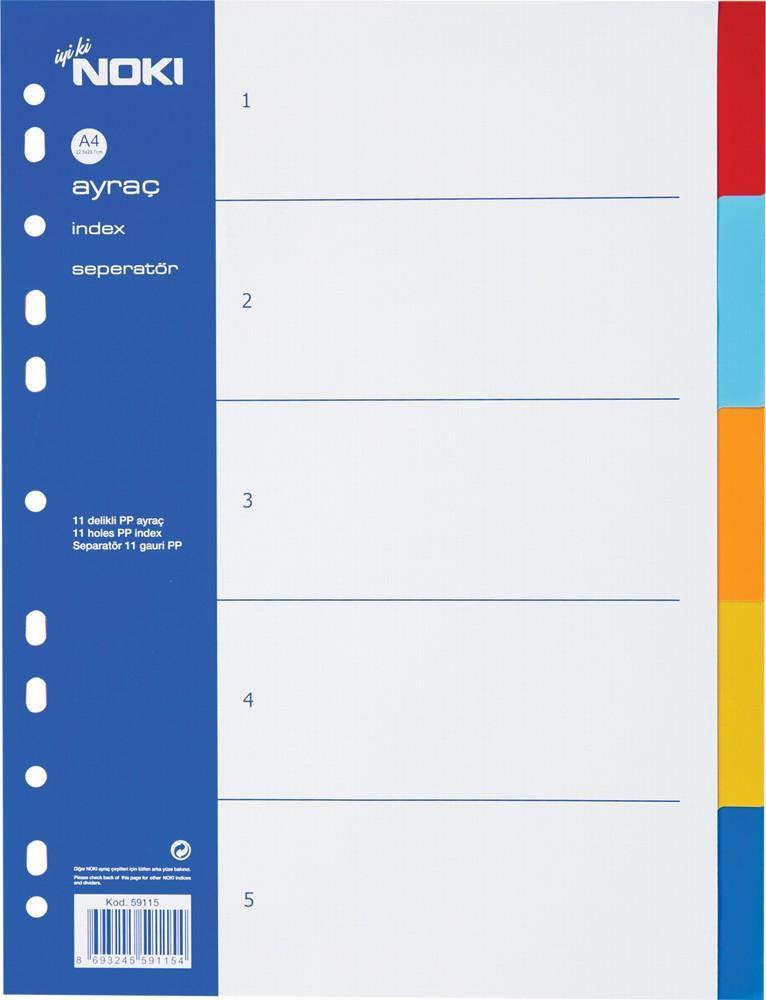 Rozdružovač PP A4 5 barev