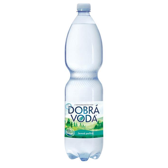 Dobrá voda jemně perlivá 1,5 l / 6 ks