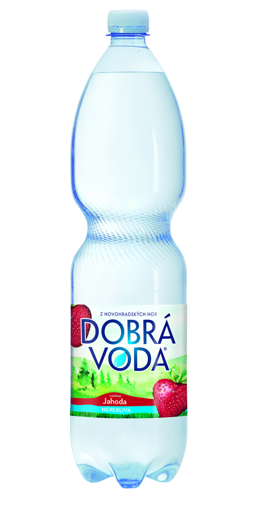 Dobrá voda neperlivá jahoda 1,5L / 6ks