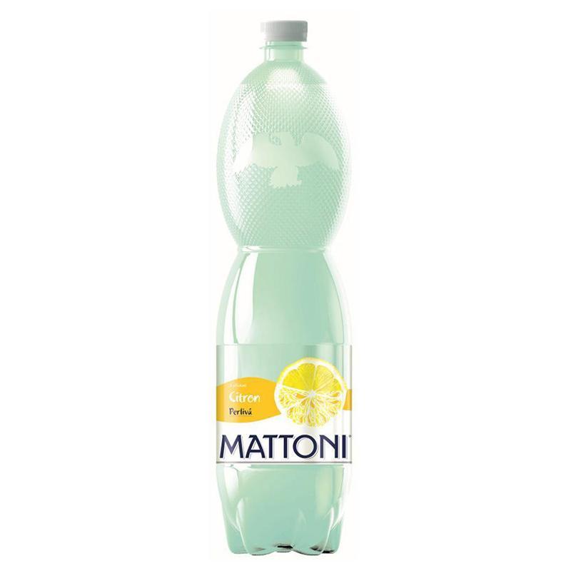 Mattoni voda perlivá citron 1,5 l / 6 ks