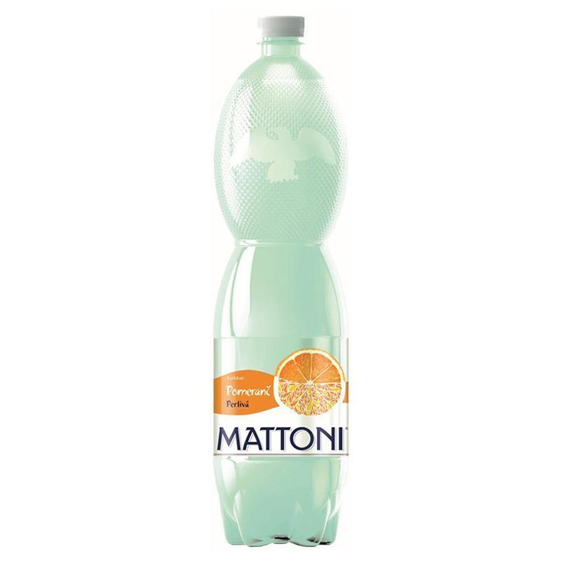 Mattoni voda perlivá pomeranč 1,5 l / 6 ks
