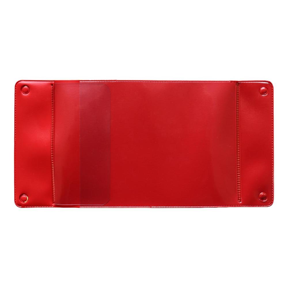 Kapsa závěsná s otvory, A6,10 ks červená