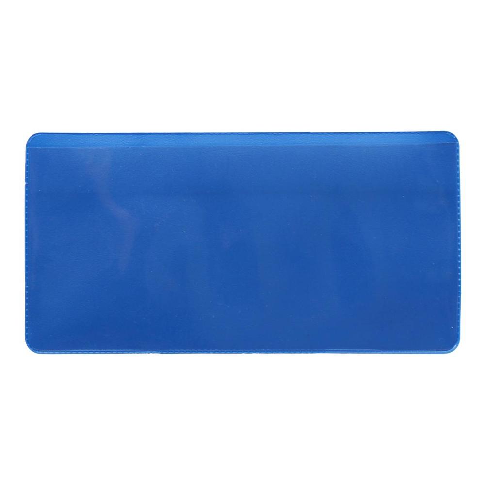 Samolepicí kapsa na logistický štítek, 50 ks, 160 × 80 mm, modrá