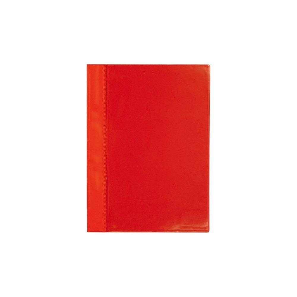 KARTON P+P desky rychlovazačové A4 s průhlednou kapsou červené