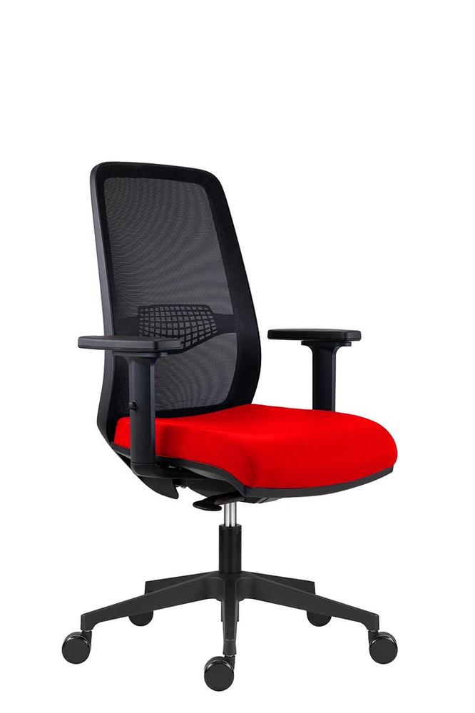 Kancelářská židle Tullio - 1390 SYN K BN14 červená + AR11