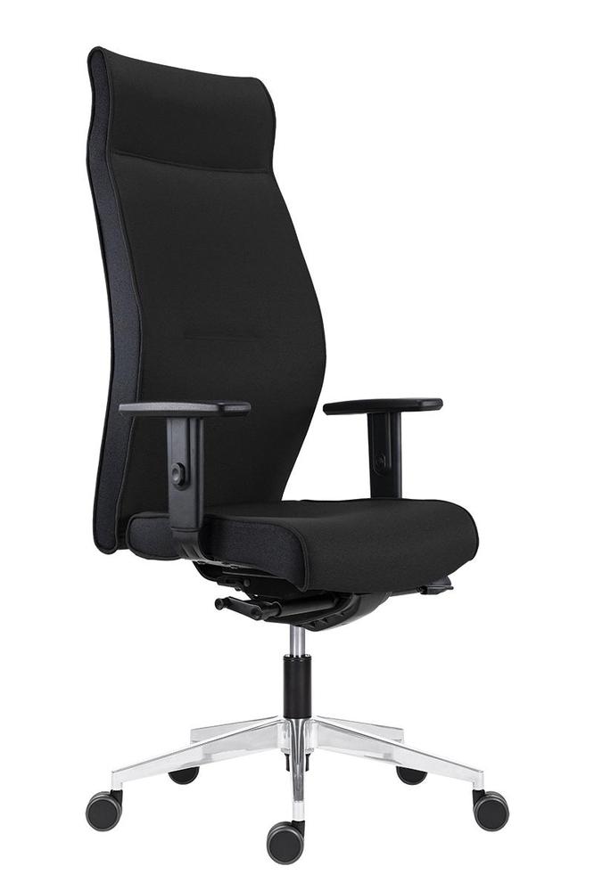 Kancelářské křeslo Lei XXL - 1824 XXL SYN-HD ALU BN7 černá