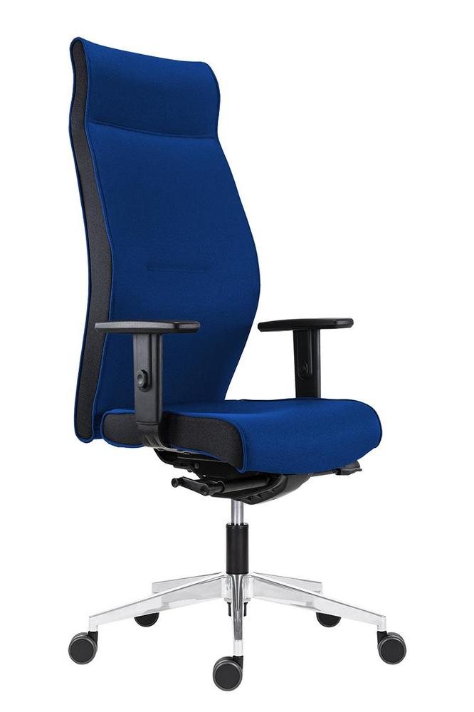 Kancelářské křeslo Lei XXL - 1824 XXL SYN-HD ALU BN3 modrá