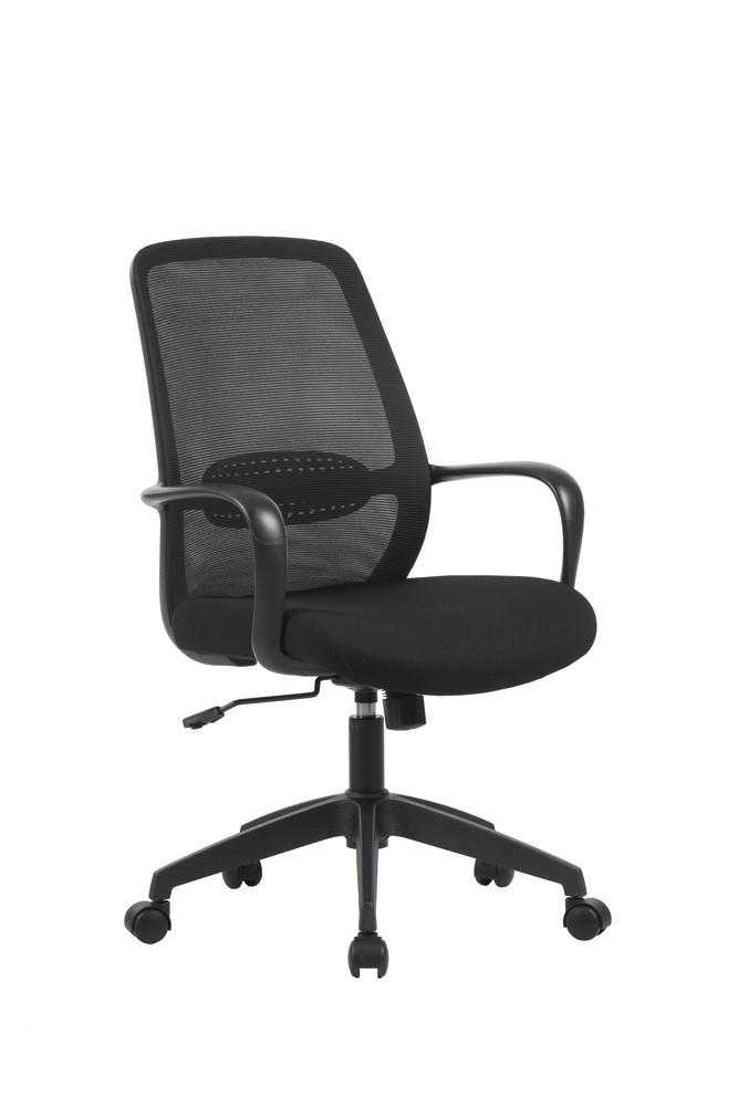 Kancelářská židle Kiara - síť / látka černá