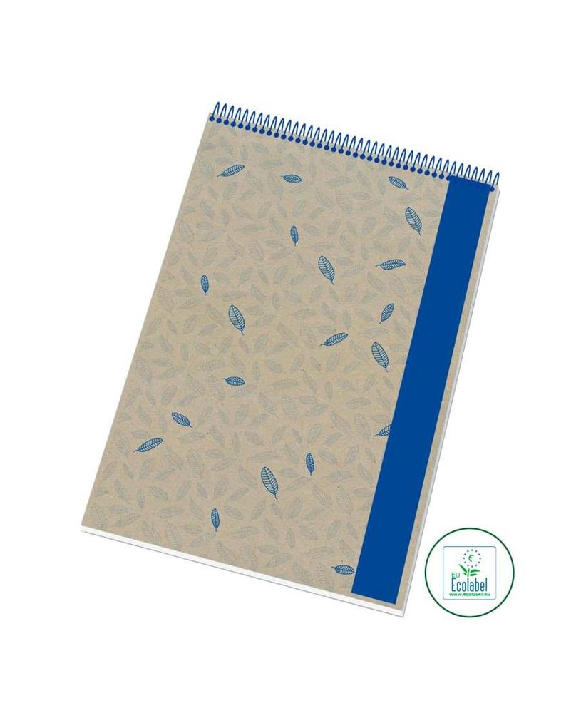 PAPÍRNY BRNO blok kroužkový s horní spirálou Ecology A5 čistý, 50 listů