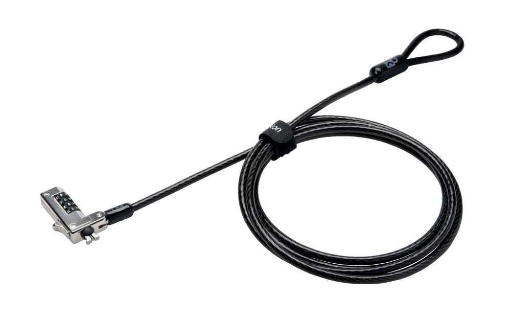 Kensington tenký kombinační zámek na notebook černý