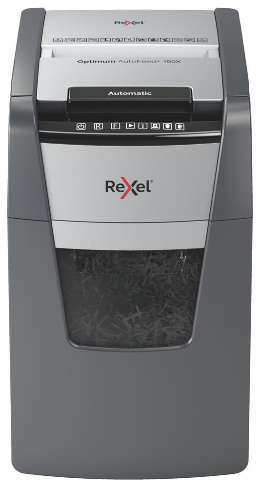 Rexel skartovačka Optimum AutoFeed 150X s křížovým řezem