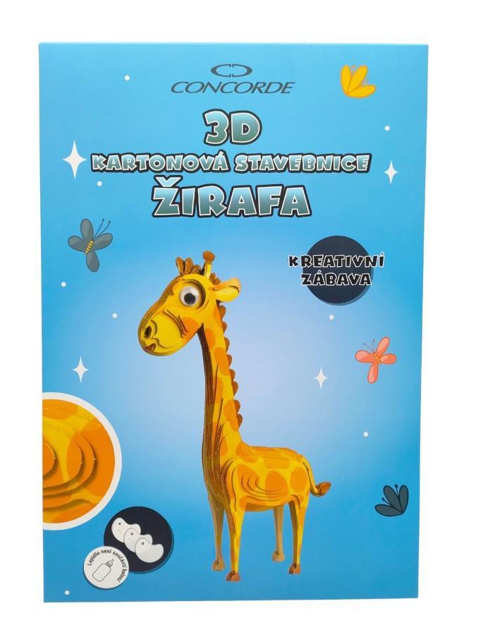 CONCORDE 3D kartonová stavebnice Žirafa