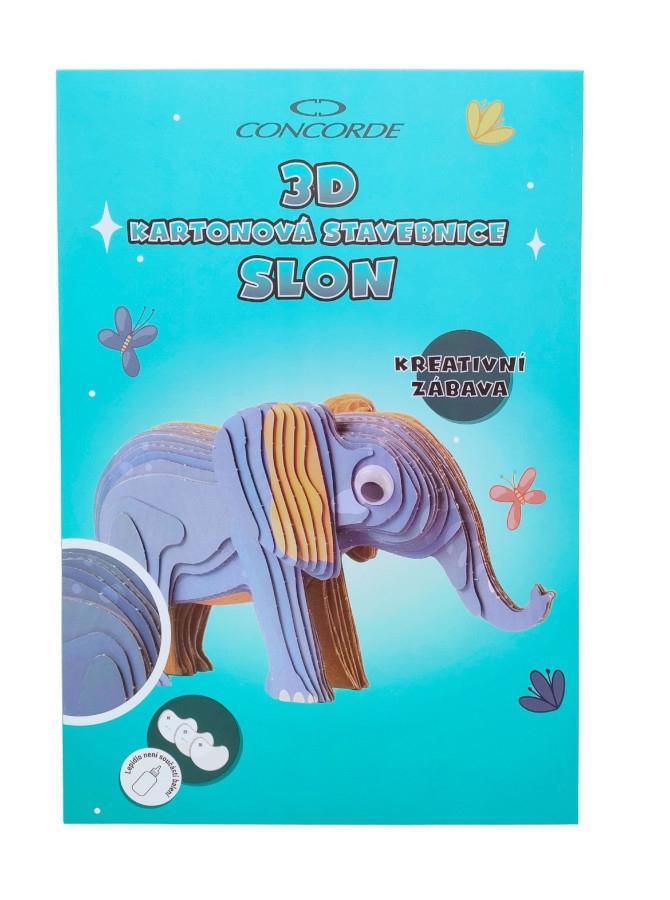 CONCORDE 3D kartonová stavebnice Slon