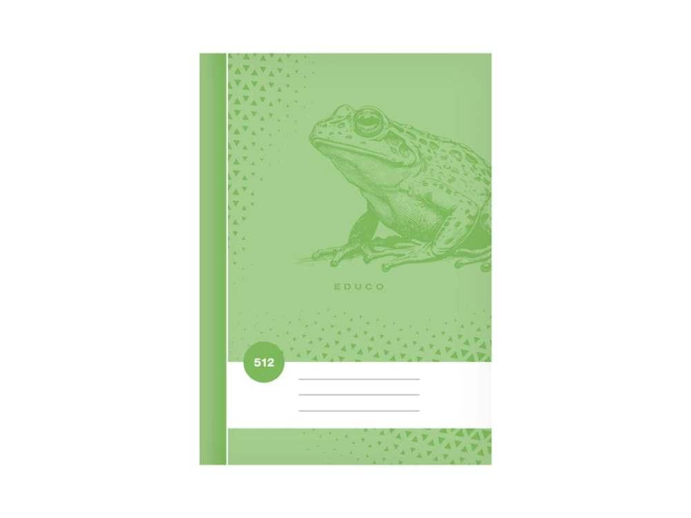 MFP sešit bezdřevý BASE 512 - A5 linkovaný, 10 listů, zelený