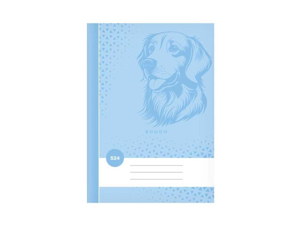 MFP sešit bezdřevý BASE 524 - A5 linkovaný, 20 listů, modrý