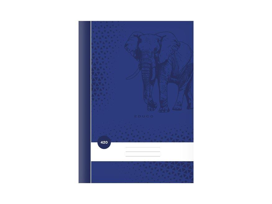 MFP sešit bezdřevý BASE 420 - A4 čistý, 20 listů, tmavě modrý