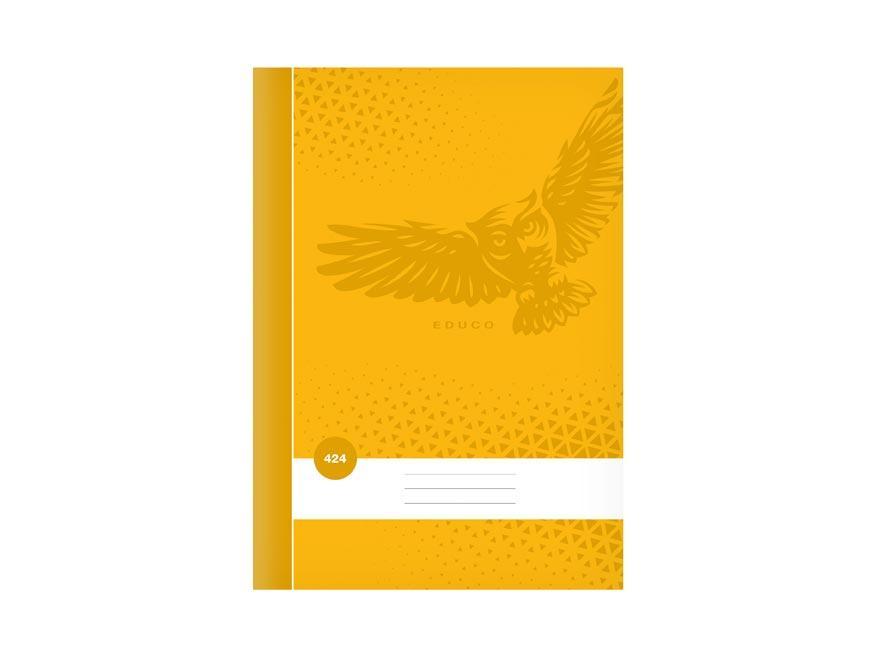 MFP sešit bezdřevý BASE 424 - A4 linkovaný, 20 listů, žlutý