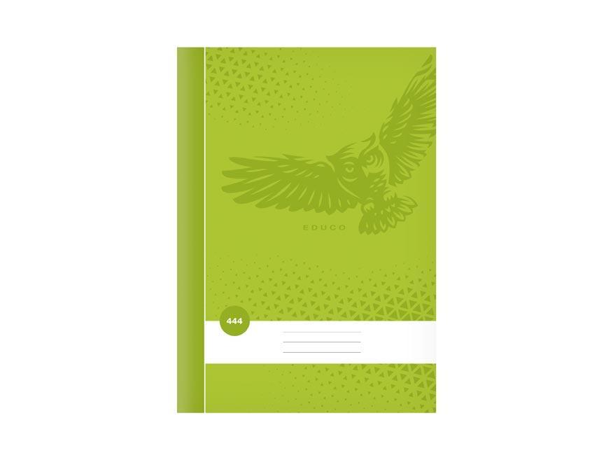 MFP sešit bezdřevý BASE 444 - A4 linkovaný, 40 listů, zelený