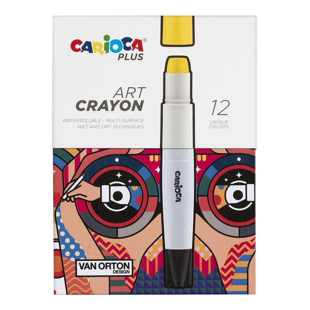 CARIOCA pastelky voskové Art box, 12 ks