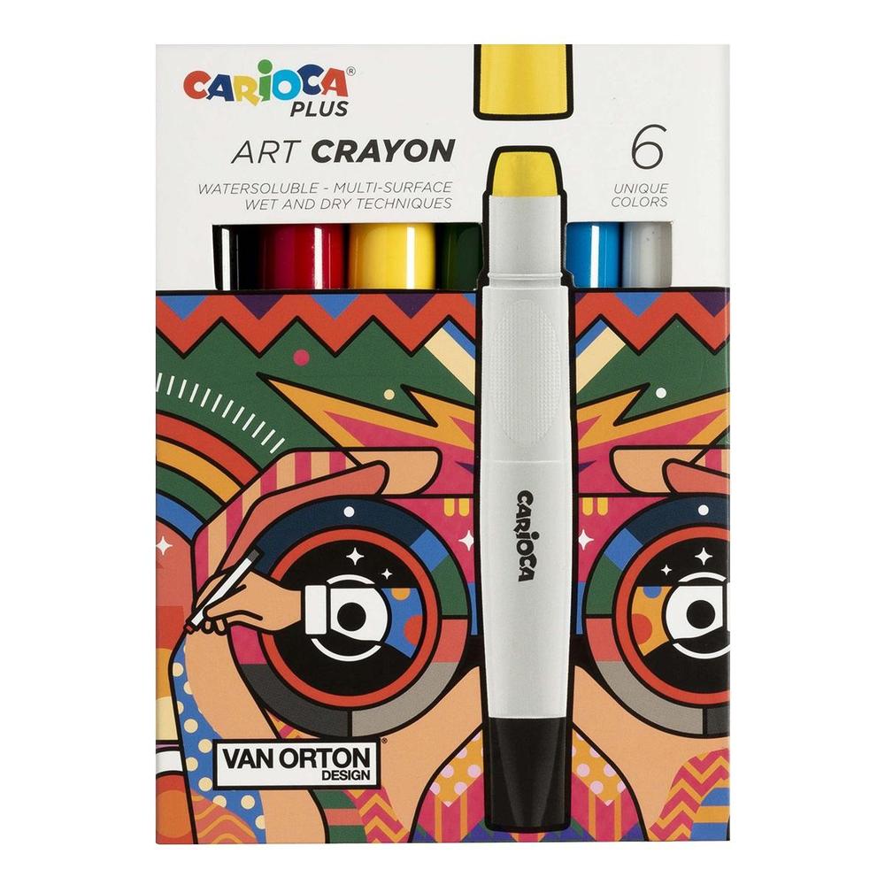 CARIOCA pastelky voskové Art box, 6 ks