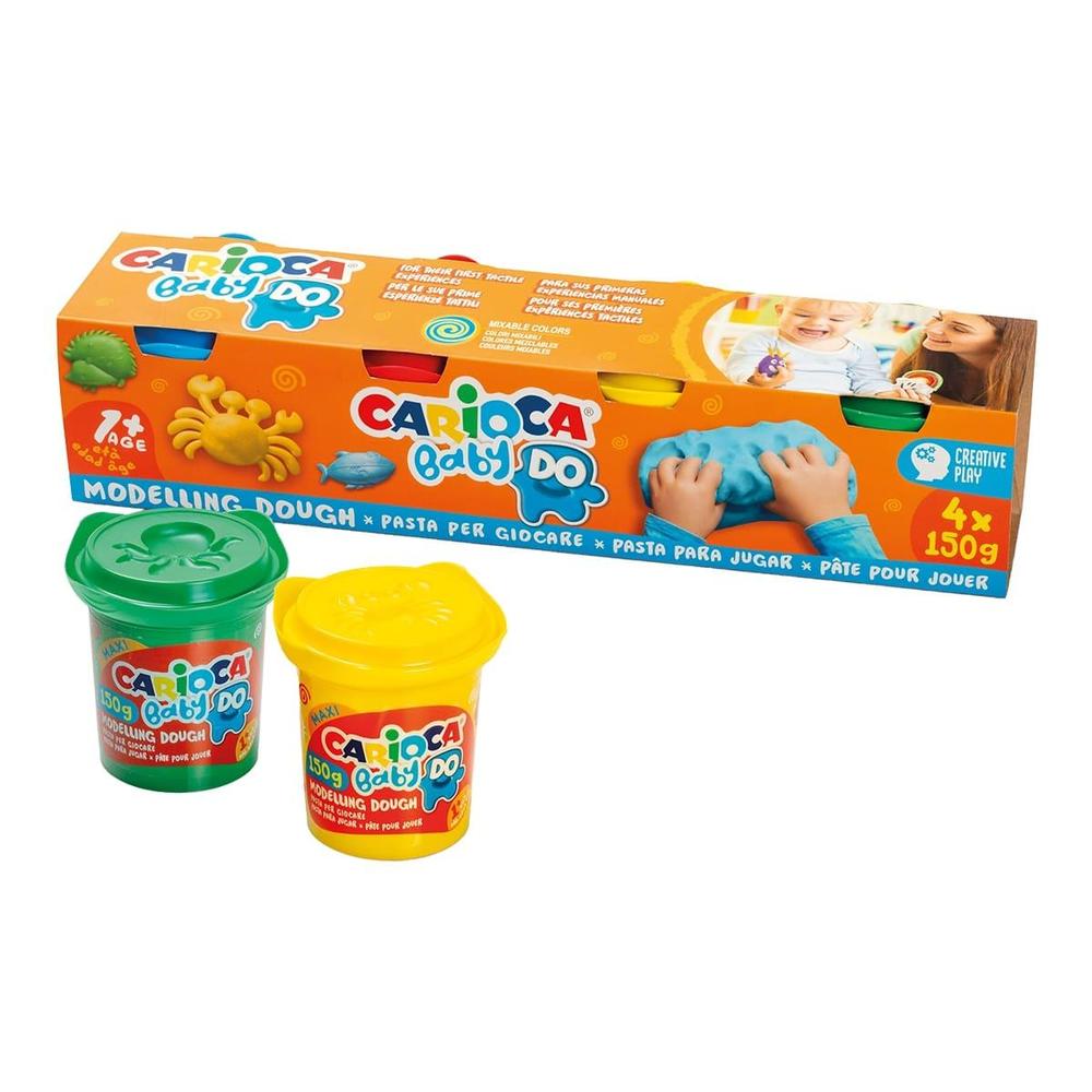 CARIOCA modelína Baby Do 1+ mix barev 4 × 150 g