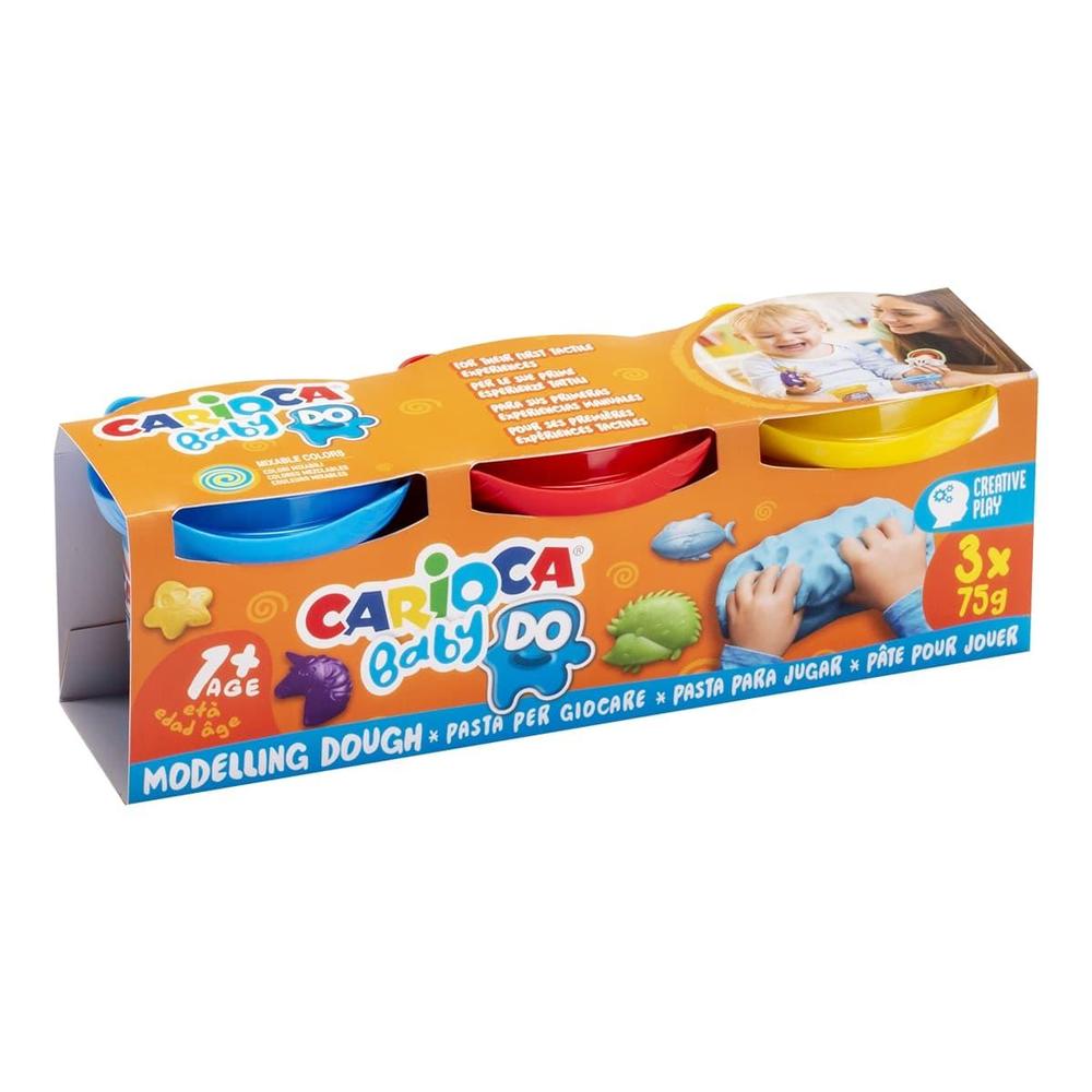 CARIOCA modelína Baby Do 1+ mix barev 3 × 75 g