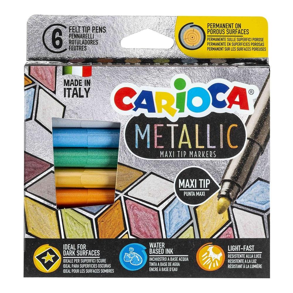 CARIOCA popisovač Metallic 6 ks