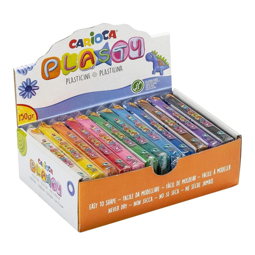 CARIOCA modelína mix barev 12 × 150 g