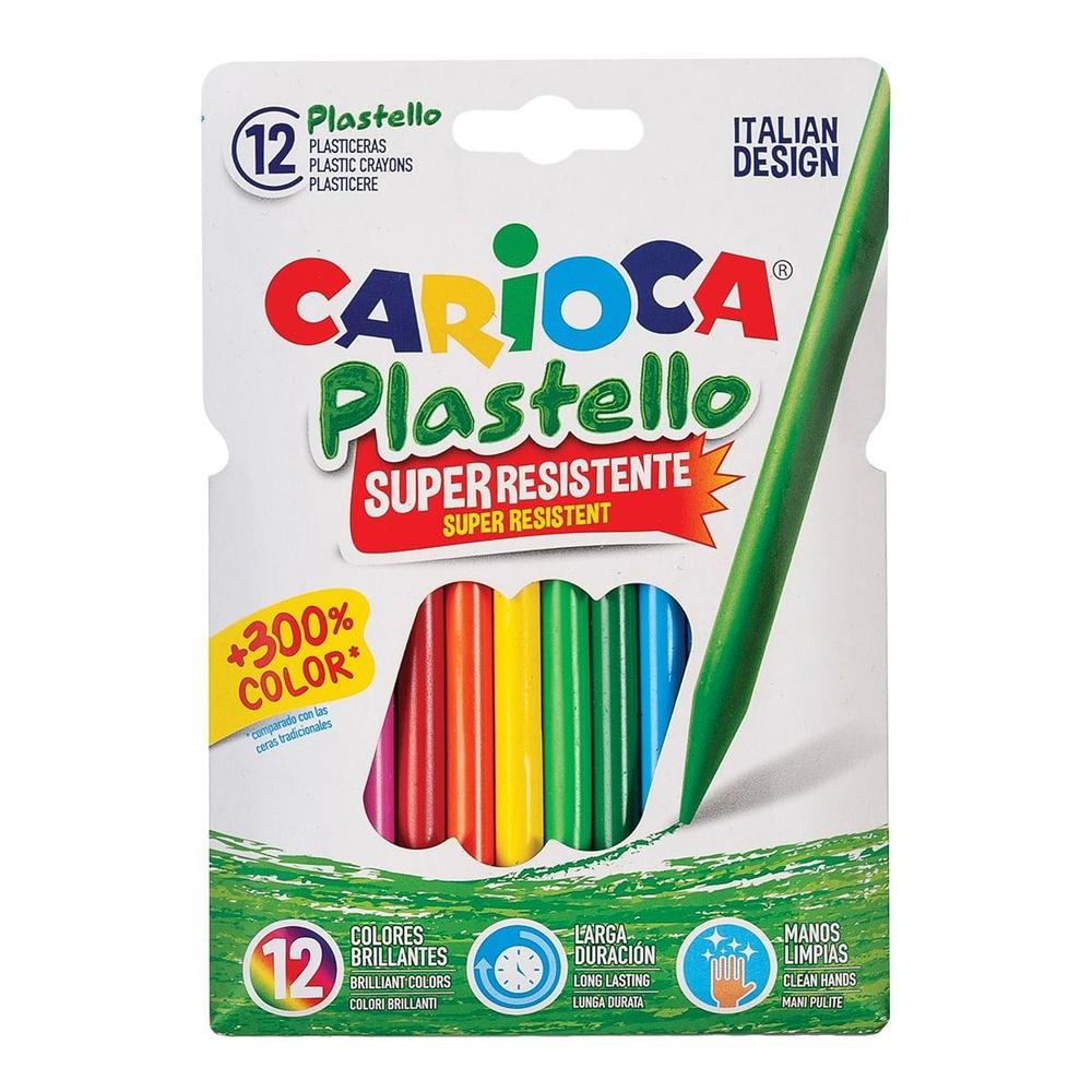 CARIOCA pastelky voskové Plastello 12 ks