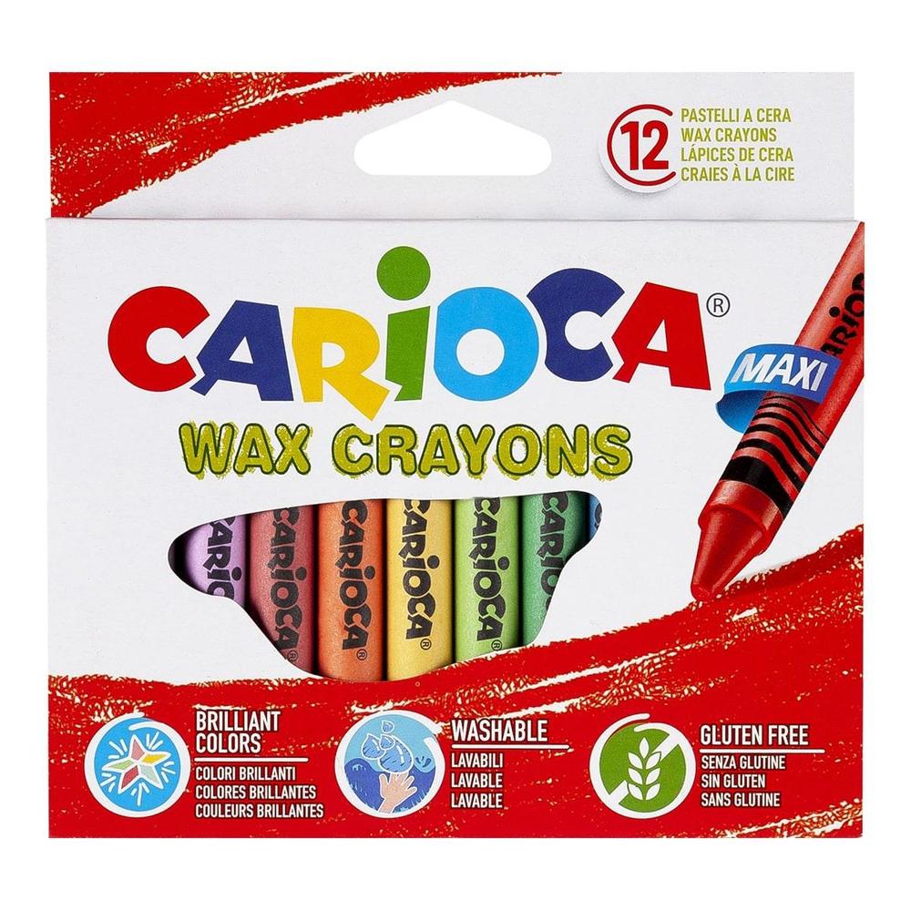 CARIOCA pastelky voskové Maxi 12 ks