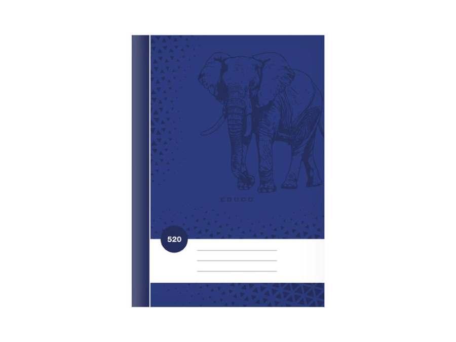 MFP sešit bezdřevý BASE 520 - A5 čistý, 20 listů, tmavě fialový