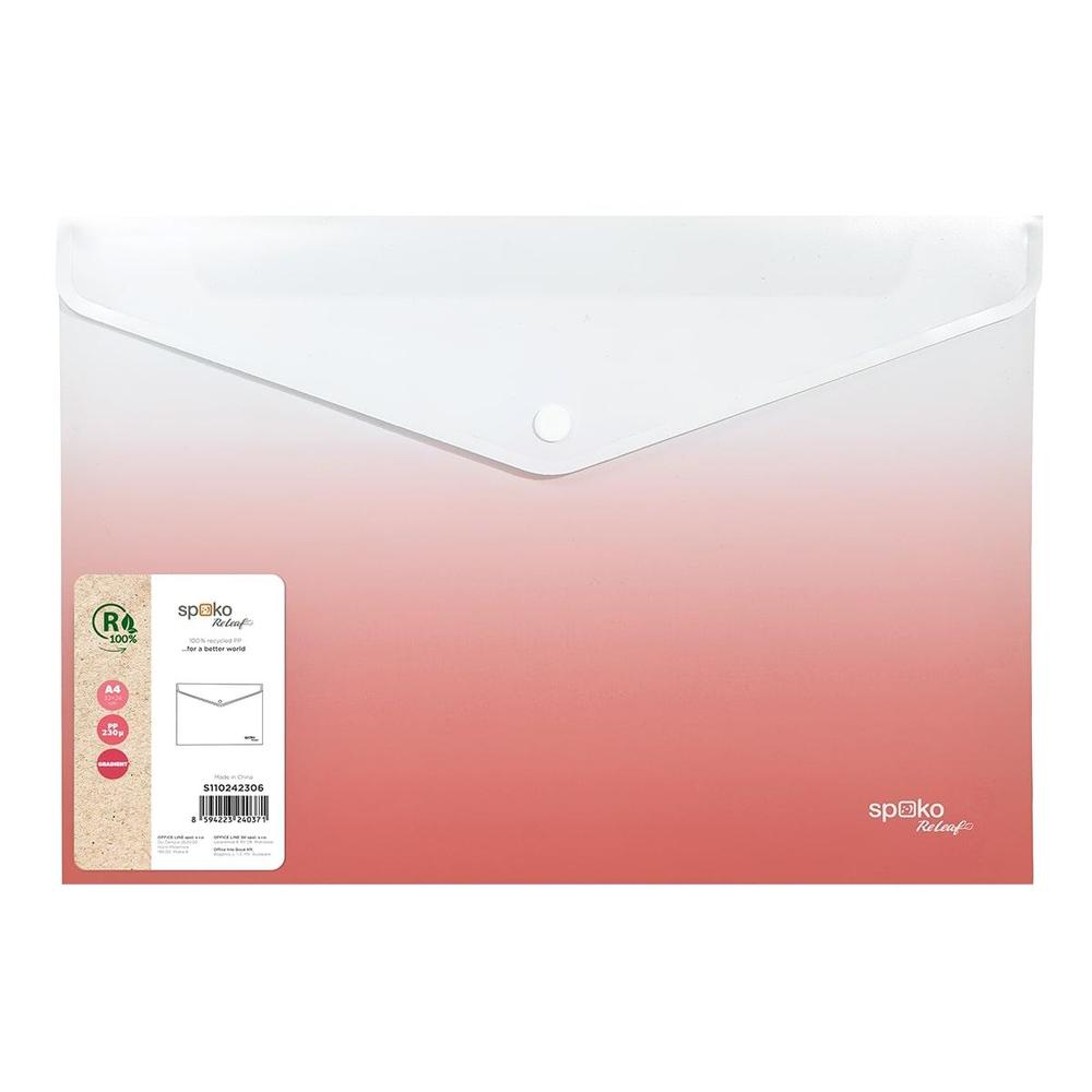Spoko spisovka se drukem A4 PP růžová