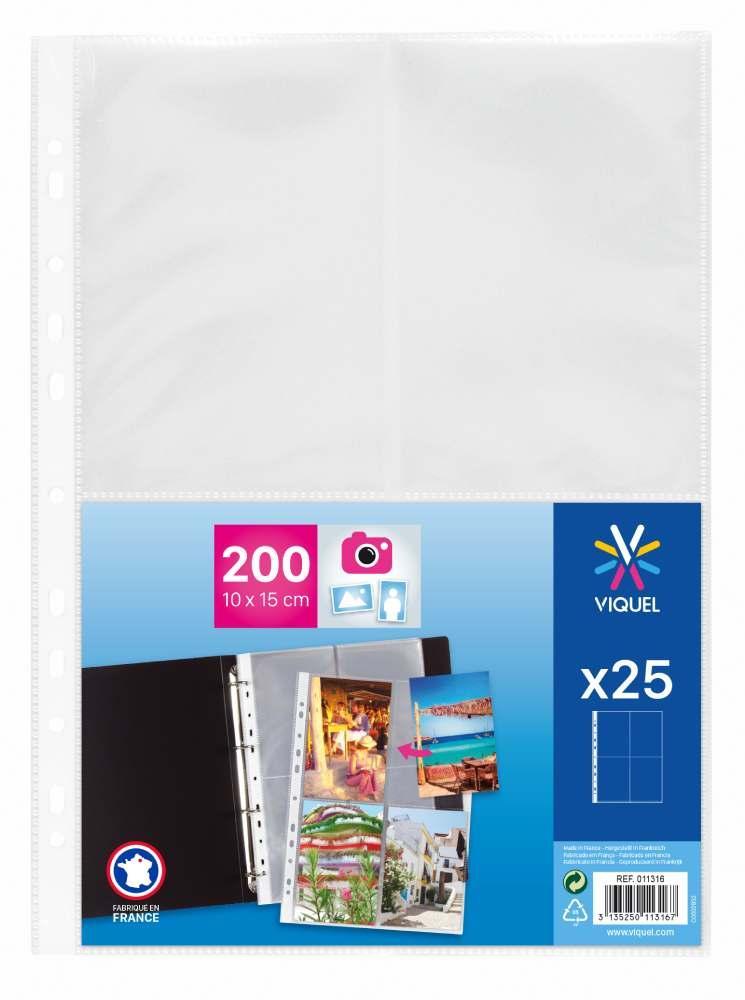 Obal čirý na foto A4 10 x 15 cm 90 mic 25 ks