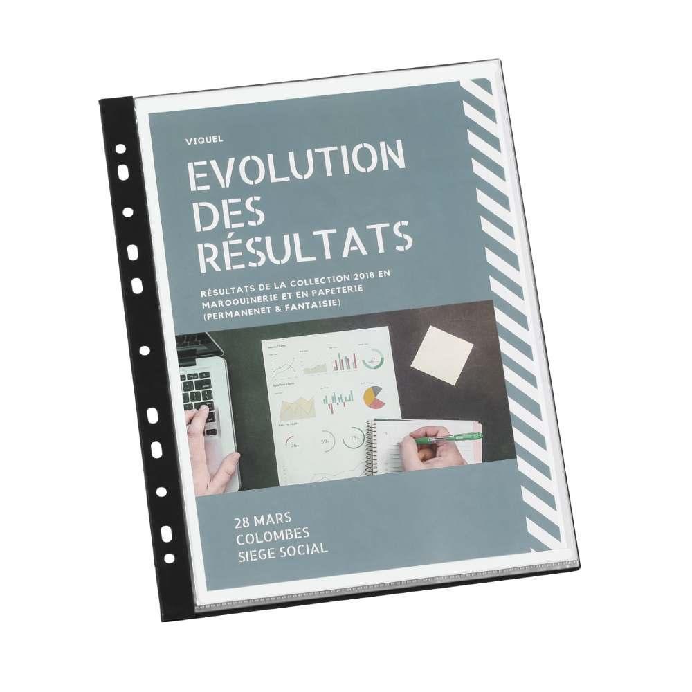 Katalogová kniha PP závěsná 20 kapes černá