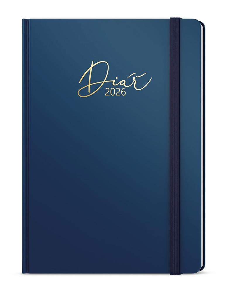 Baloušek Tisk diář týdenní Prokop Luxi B6 modrá