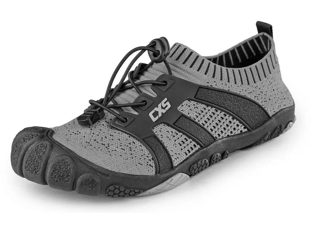 CXS obuv PURESTEP, barefoot, šedo-černá vel. 36