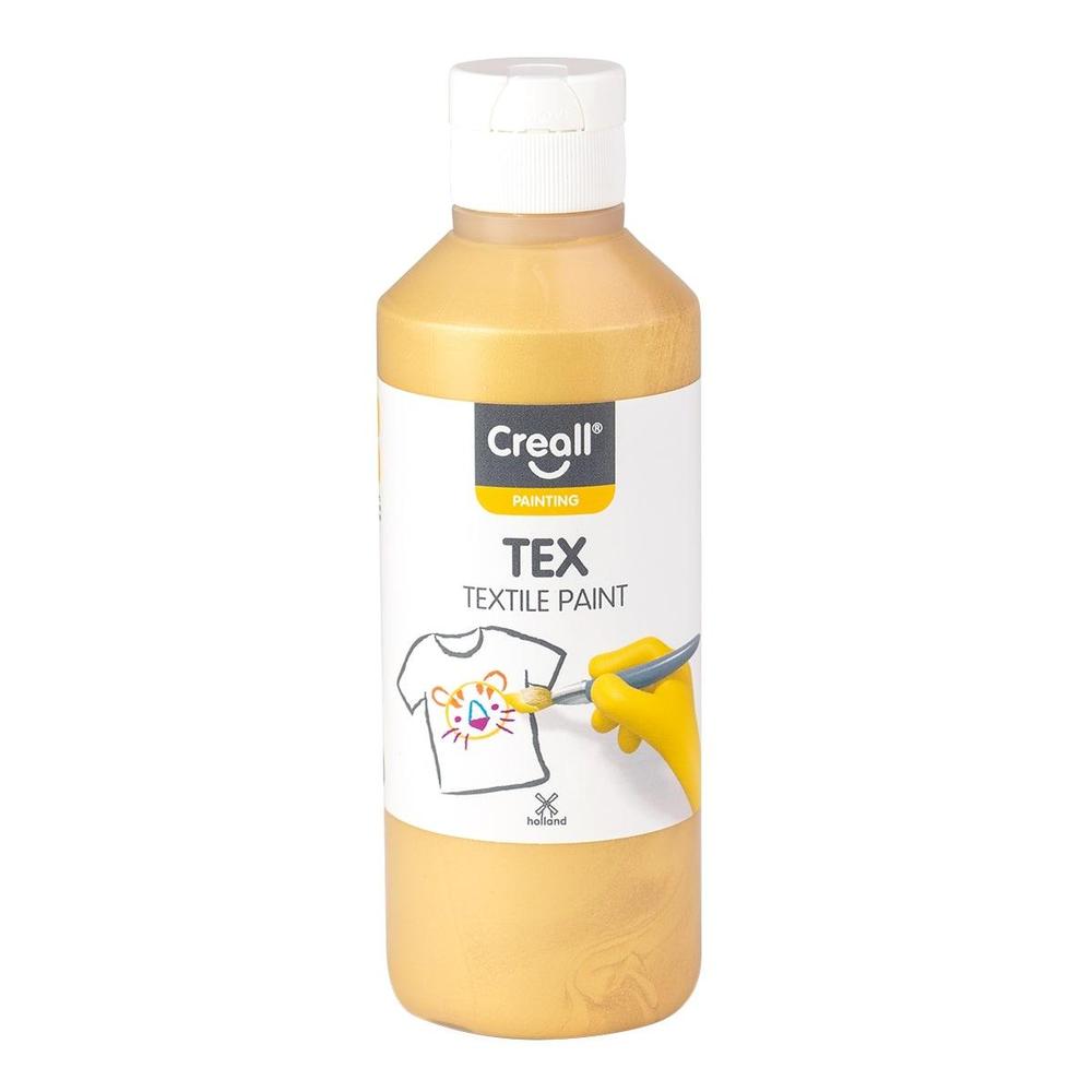 Creall barvy na textil TEX 250 ml zlatá
