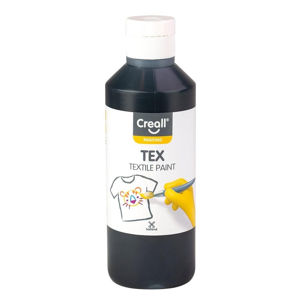 Creall barvy na textil TEX 250 ml černá