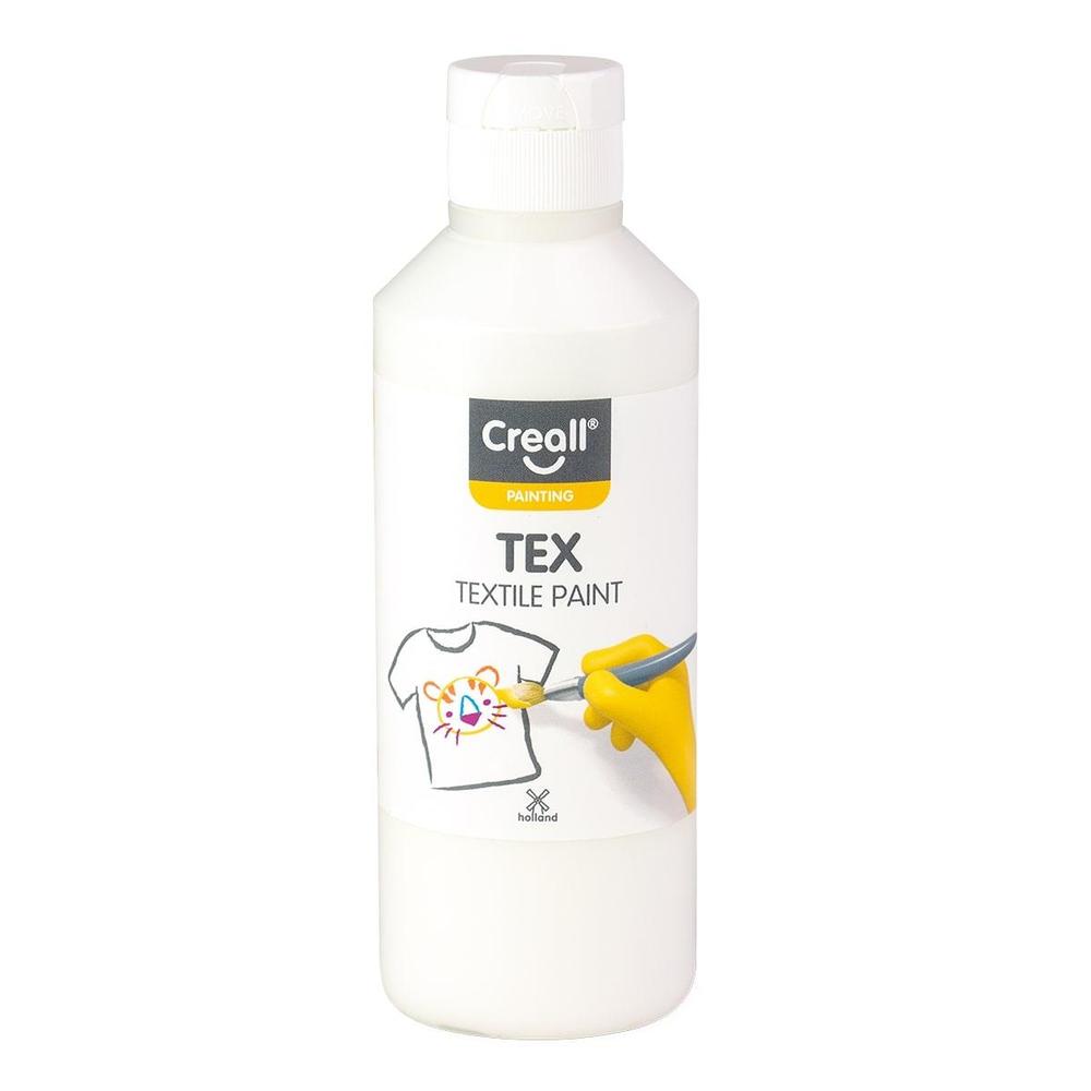 Creall barvy na textil TEX 250 ml bílá