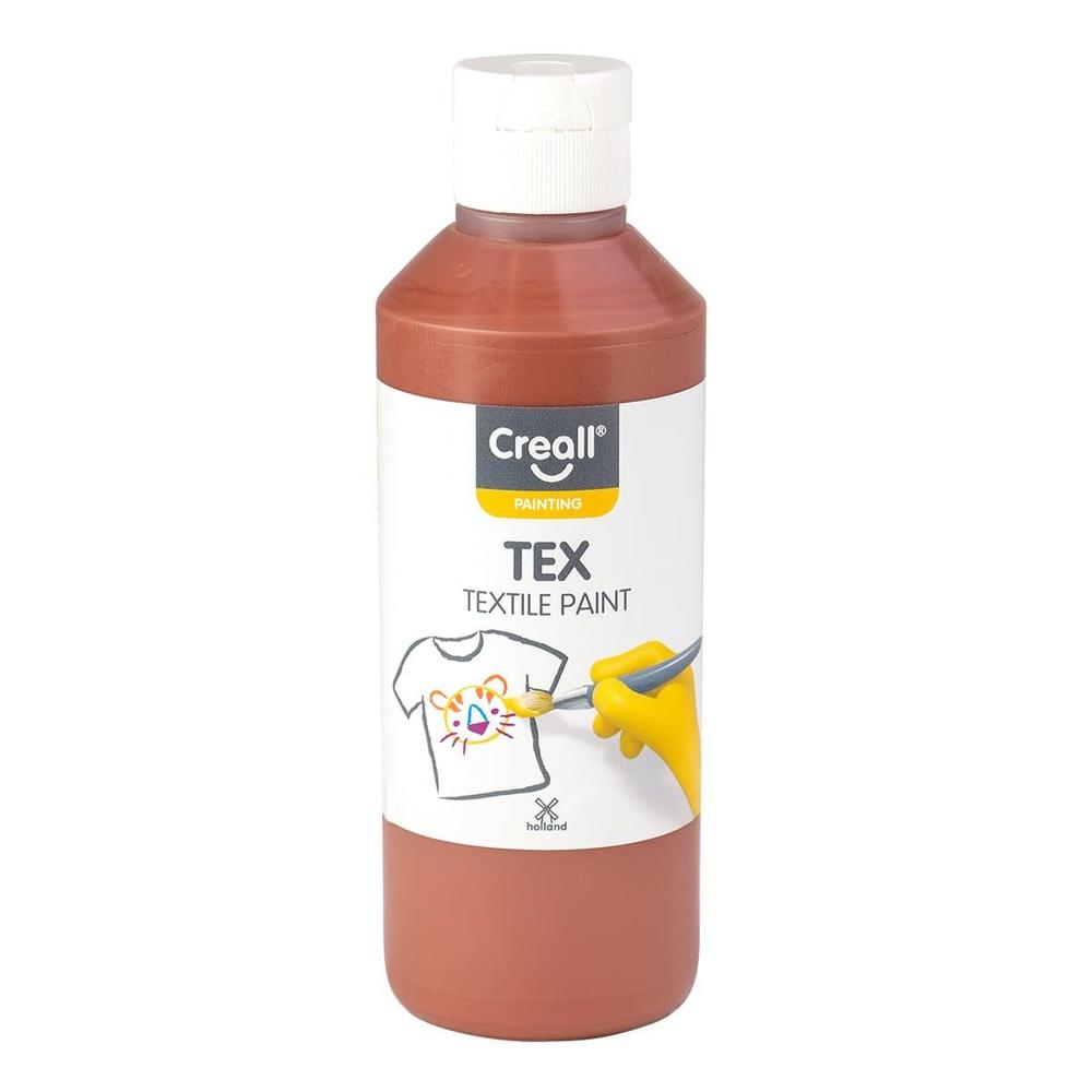 Creall barvy na textil TEX 250 ml hnědá