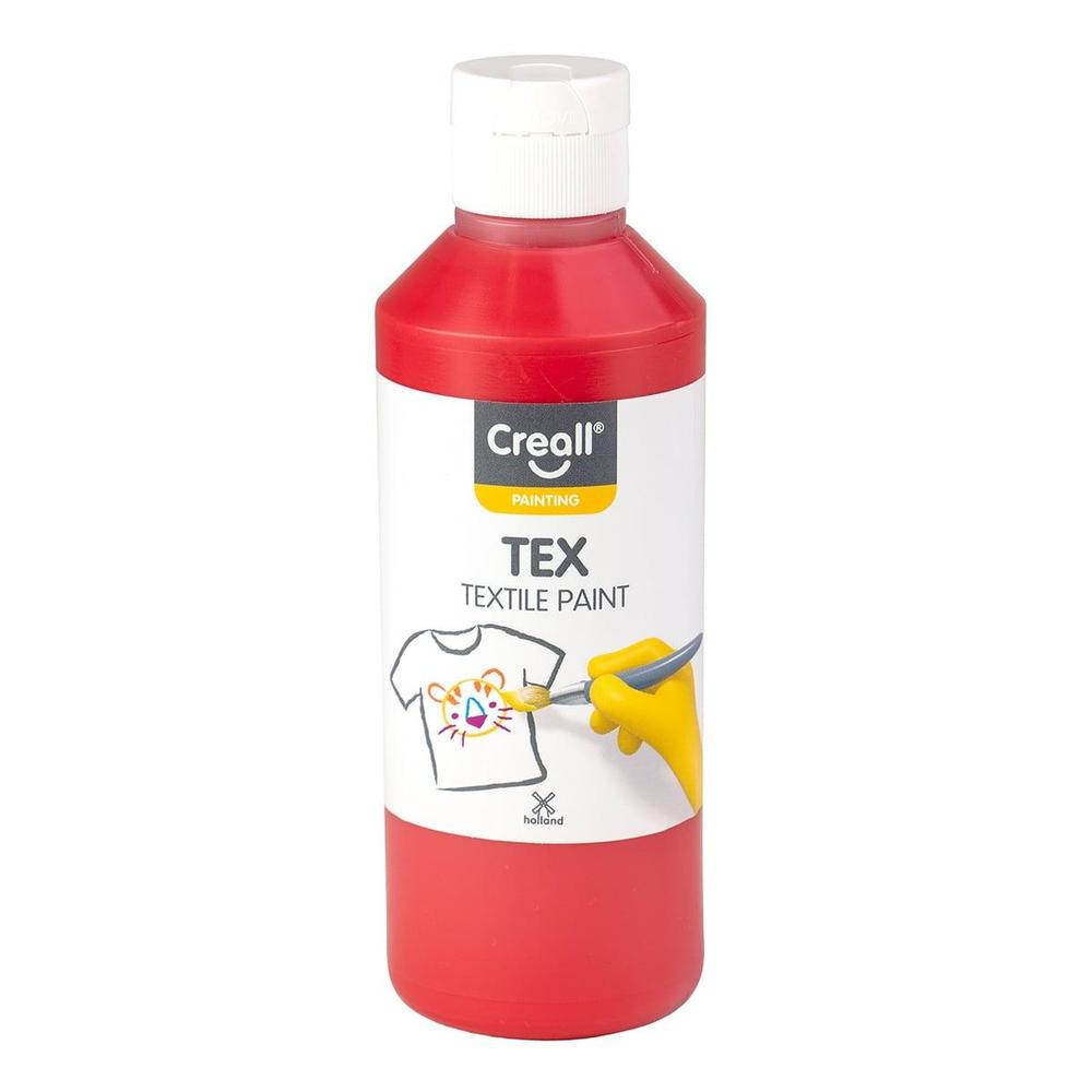 Creall barvy na textil TEX 250 ml červená