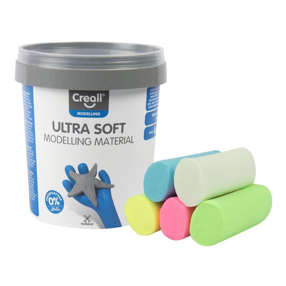 Creall modelína Ultra soft 5 × 60 g mix pastelových barev