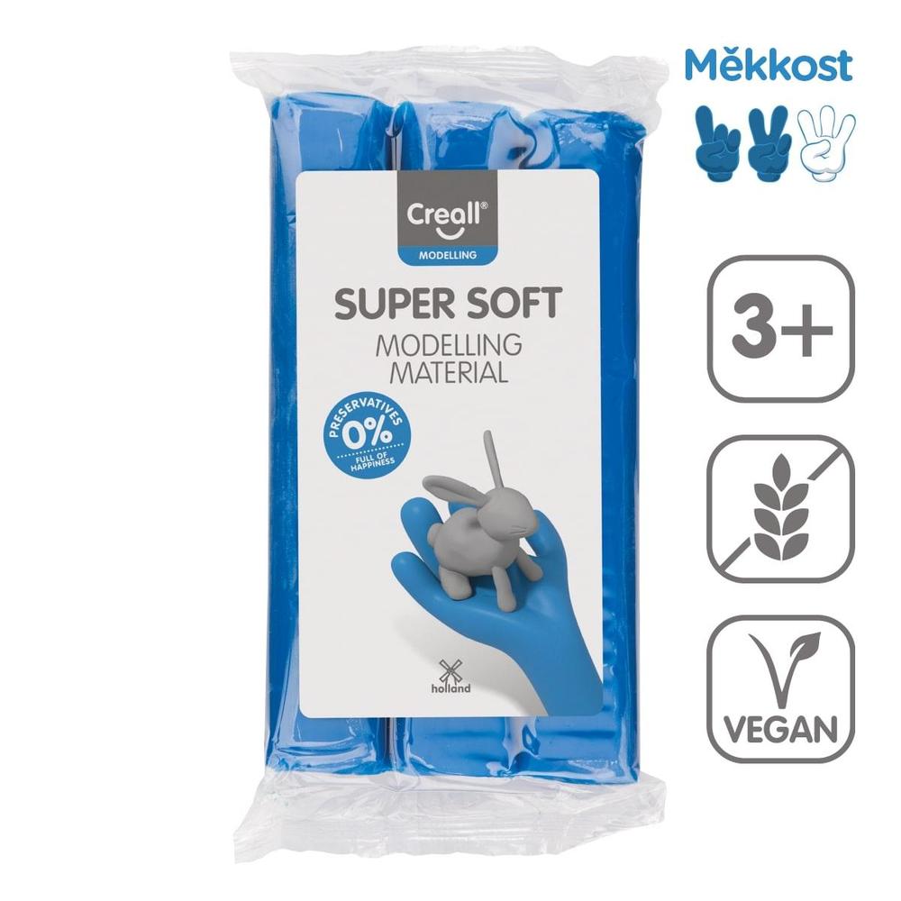 Creall modelína Super soft 500 g modrá